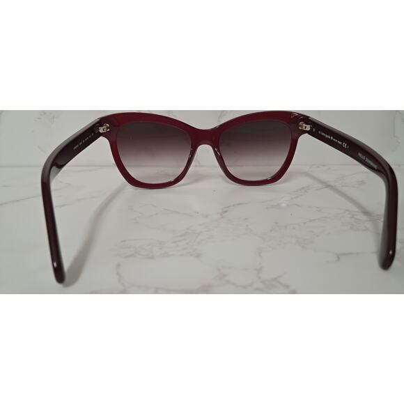 NEW Kate Spade Krissy Burgundy & Bronze Gradient Women's Sunglasses - Picture 2 of 8